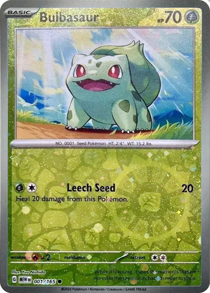 Bulbasaur (001/165) (Cosmos Holo) (Costco Exclusive) [Miscellaneous Cards] | Galactic Gamez