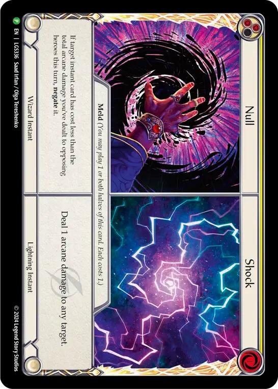 Null // Shock [LGS336] (Promo)  Cold Foil | Galactic Gamez