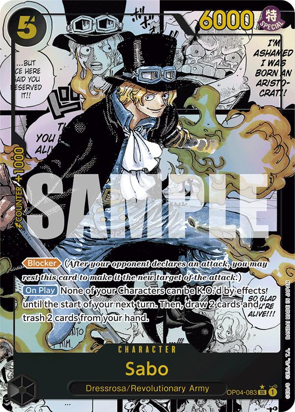 Sabo (OP04-083) (Manga) [Premium Booster -The Best-] | Galactic Gamez