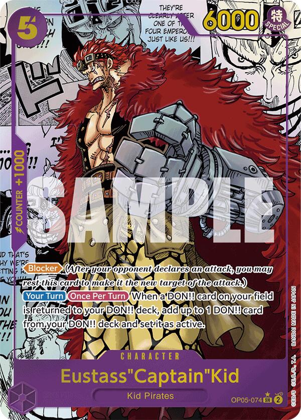 Eustass"Captain"Kid (OP05-074) (Manga) [Premium Booster -The Best-] | Galactic Gamez