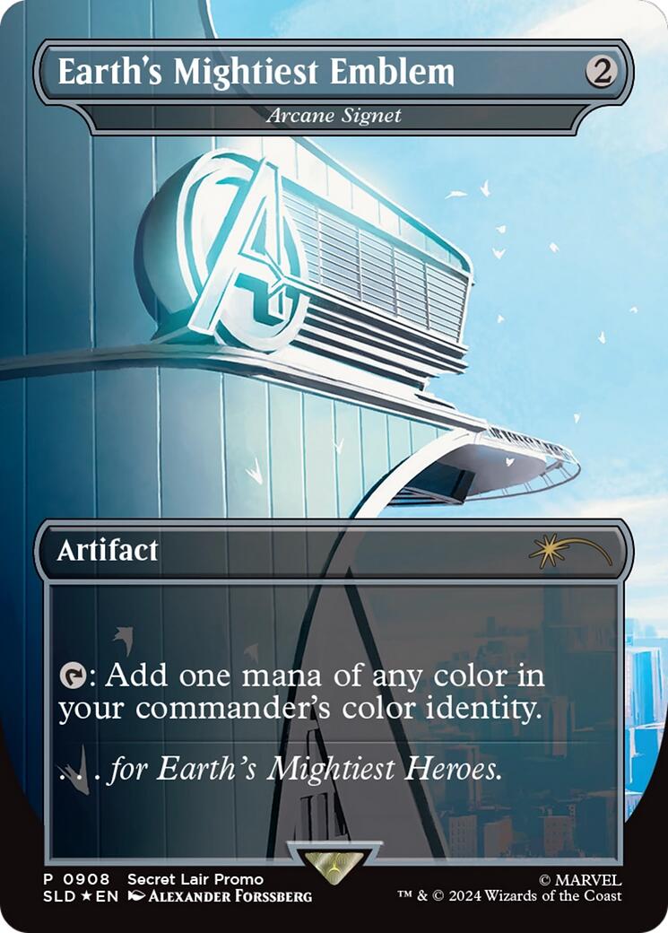 Earth's Mightiest Emblem - Arcane Signet [Secret Lair Drop Series] | Galactic Gamez