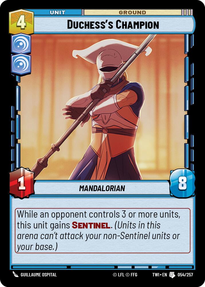 Duchess's Champion (054/257) (054/257) [Twilight of the Republic] | Galactic Gamez