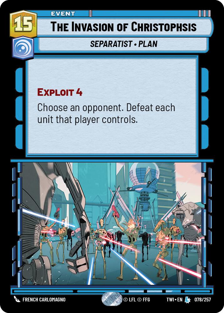 The Invasion of Christophsis (078/257) (078/257) [Twilight of the Republic] | Galactic Gamez