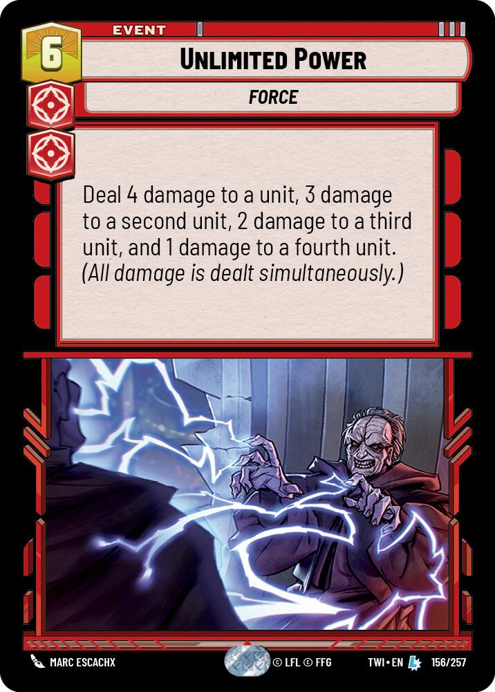 Unlimited Power (156/257) (156/257) [Twilight of the Republic] | Galactic Gamez