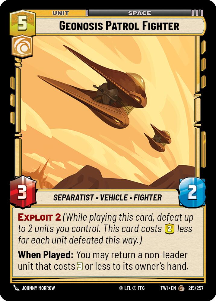 Geonosis Patrol Fighter (215/257) (215/257) [Twilight of the Republic] | Galactic Gamez