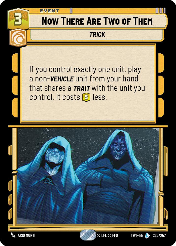 Now There Are Two of Them (225/257) (225/257) [Twilight of the Republic] | Galactic Gamez