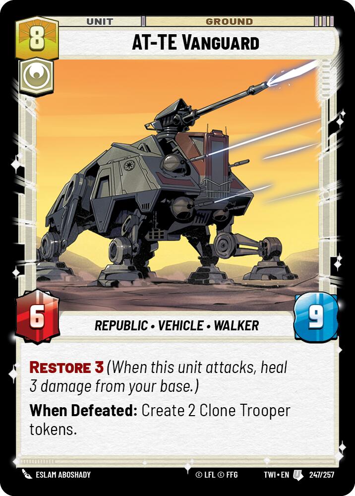 AT-TE Vanguard (247/257) (247/257) [Twilight of the Republic] | Galactic Gamez