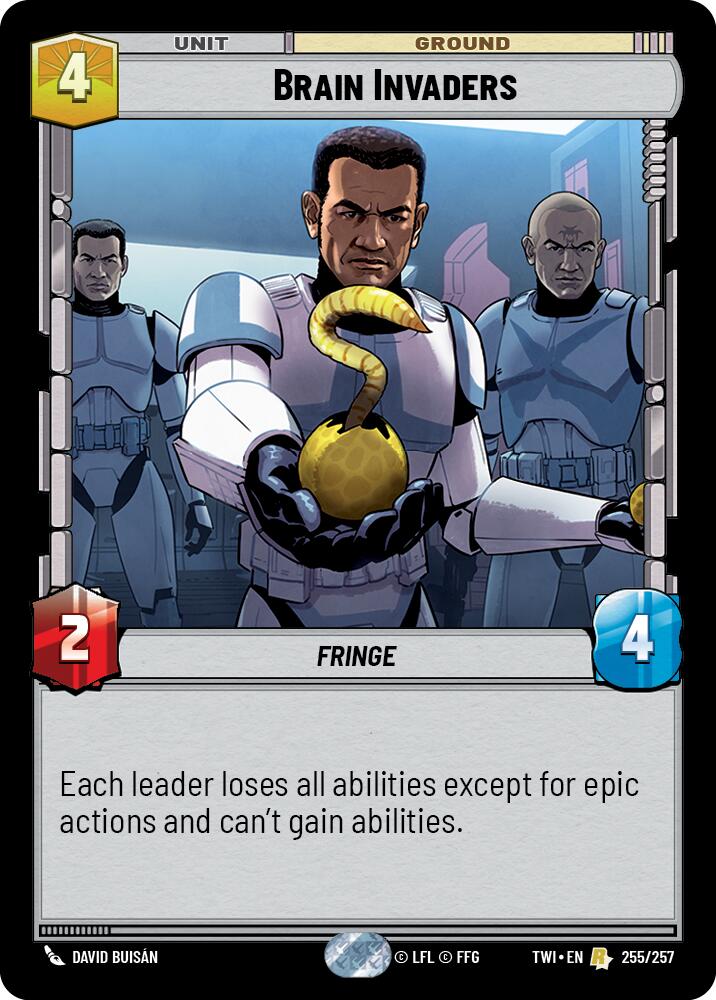 Brain Invaders (255/257) (255/257) [Twilight of the Republic] | Galactic Gamez