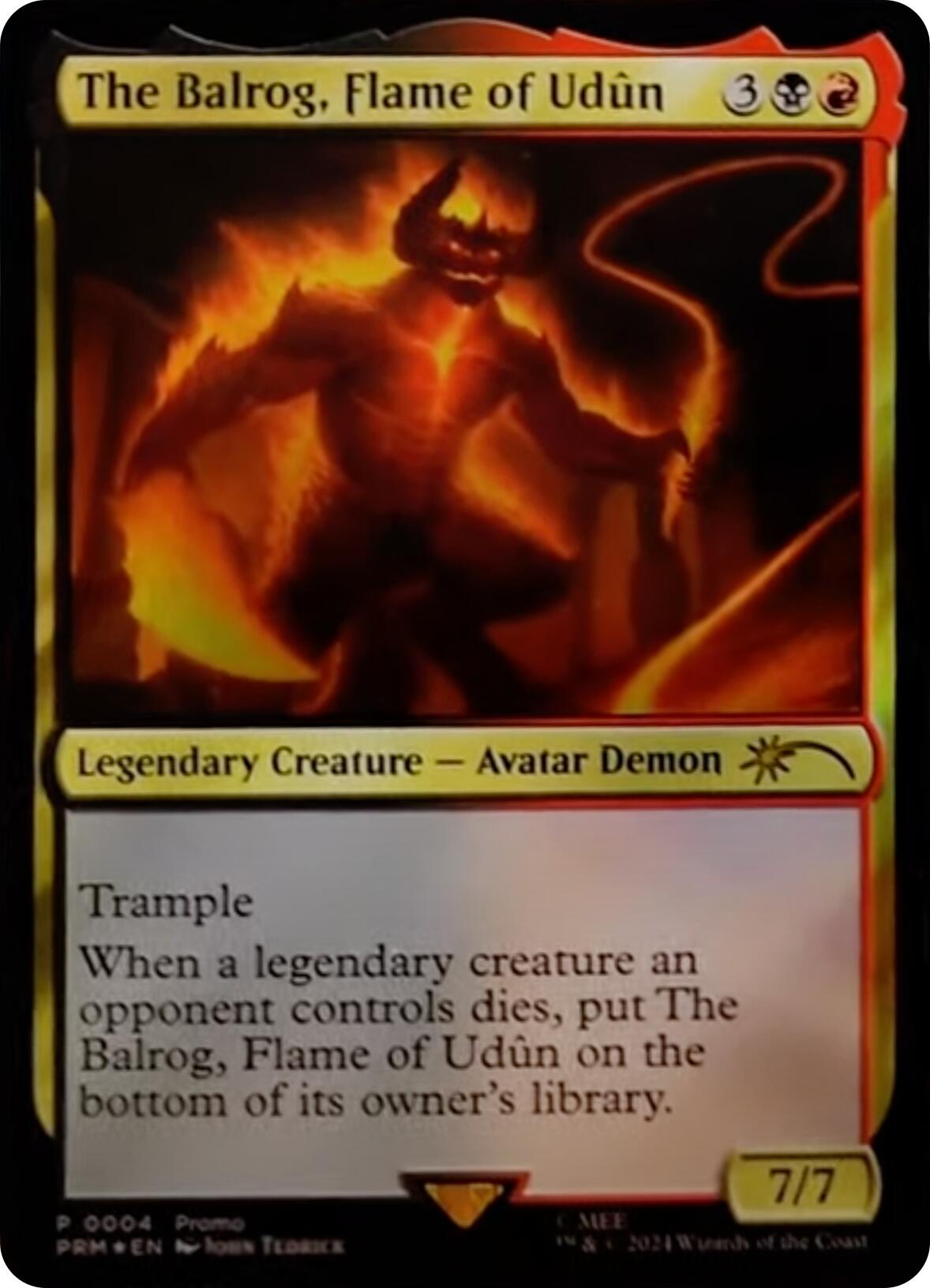 The Balrog, Flame of Udun [Resale Promos] | Galactic Gamez