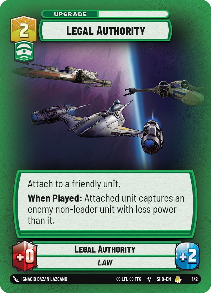 Legal Authority (1/2) (1/2) [Store Showdown Promos] | Galactic Gamez