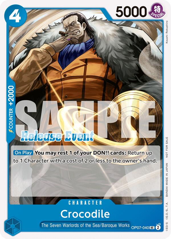 Crocodile (ST15 - ST20 Release Event Pack) [One Piece Promotion Cards] | Galactic Gamez