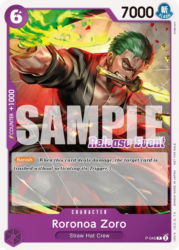 Roronoa Zoro (ST15 - ST20 Release Event Pack) [One Piece Promotion Cards] | Galactic Gamez