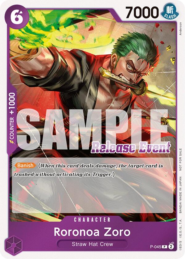 Roronoa Zoro (ST15 - ST20 Release Event Winner Pack) [One Piece Promotion Cards] | Galactic Gamez