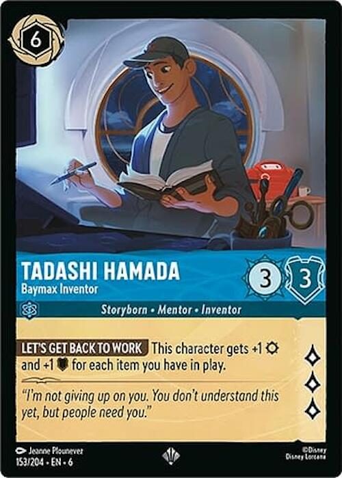 Tadashi Hamada - Baymax Inventor (153/204) [Azurite Sea] | Galactic Gamez