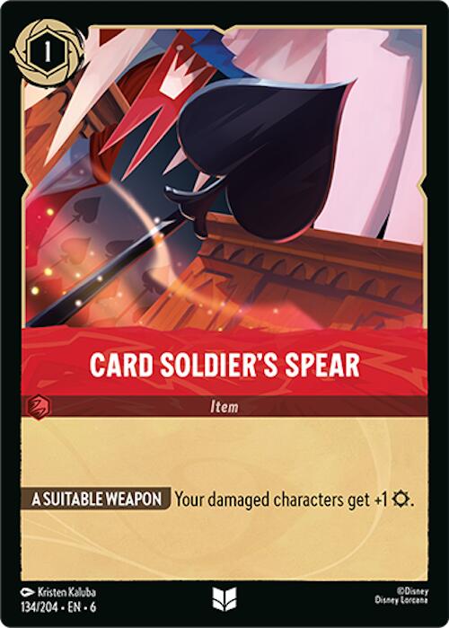 Card Soldier's Spear (134/204) [Azurite Sea] | Galactic Gamez