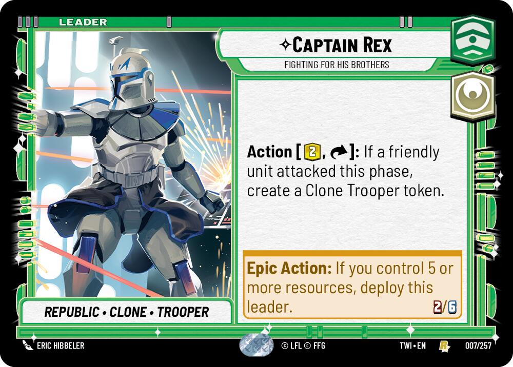 Captain Rex - Fighting For His Brothers (007/257) (007/257) [Twilight of the Republic] | Galactic Gamez