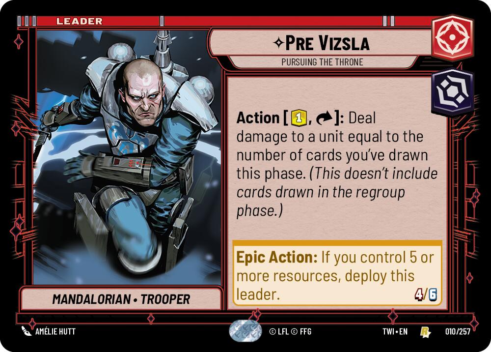 Pre Vizsla - Pursuing the Throne (010/257) (010/257) [Twilight of the Republic] | Galactic Gamez