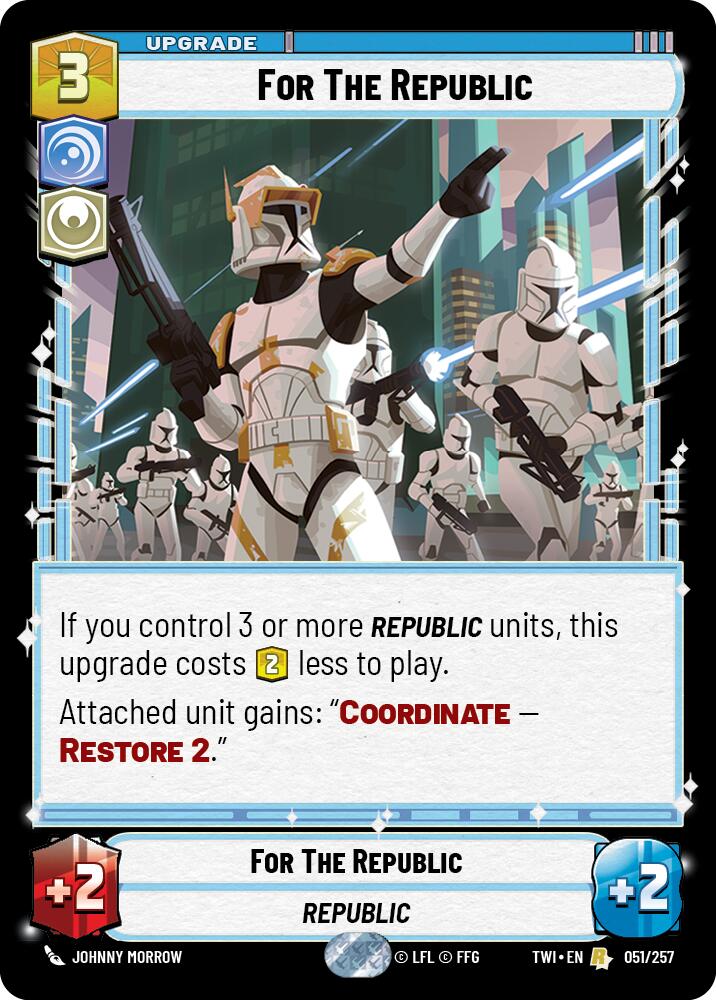 For The Republic (051/257) (051/257) [Twilight of the Republic] | Galactic Gamez