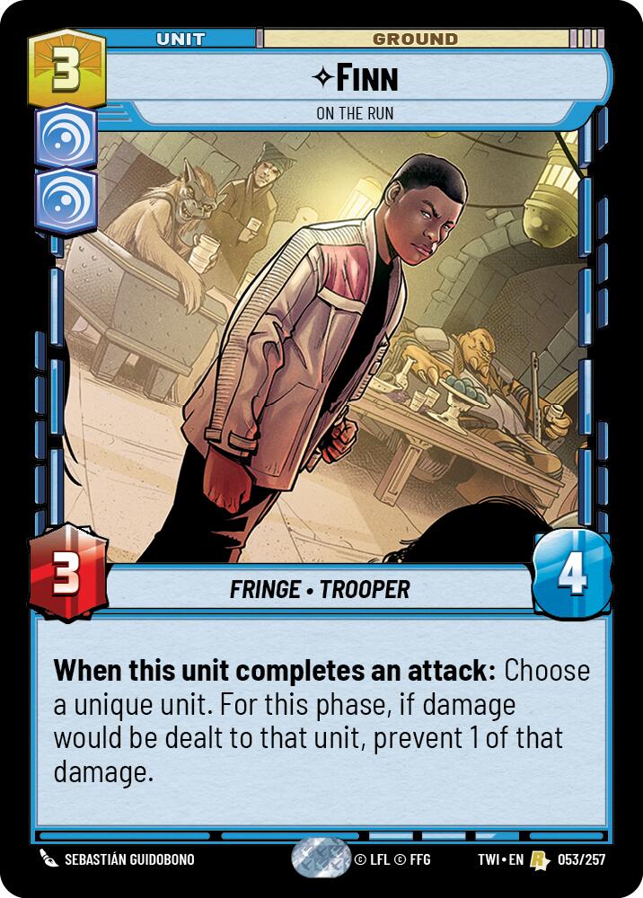 Finn - On the Run (053/257) (053/257) [Twilight of the Republic] | Galactic Gamez