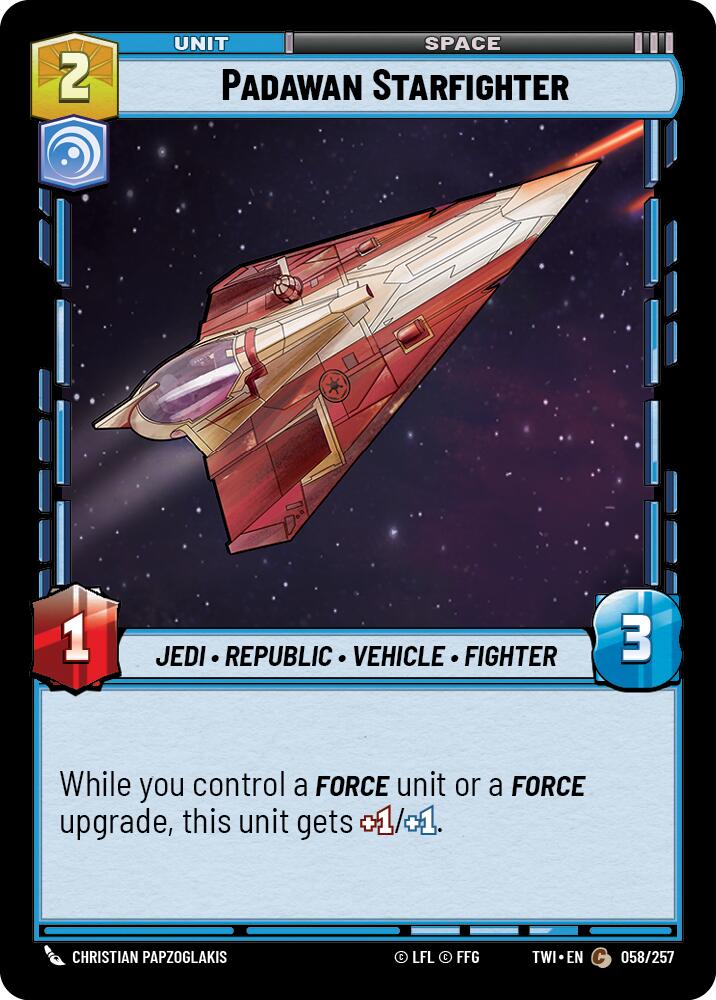 Padawan Starfighter (058/257) (058/257) [Twilight of the Republic] | Galactic Gamez