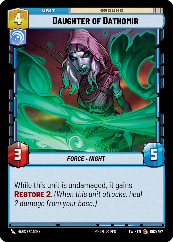 Daughter of Dathomir (062/257) (062/257) [Twilight of the Republic] | Galactic Gamez