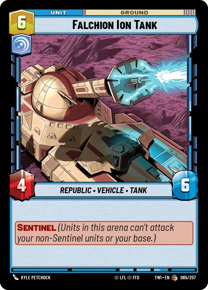 Falchion Ion Tank (065/257) (065/257) [Twilight of the Republic] | Galactic Gamez