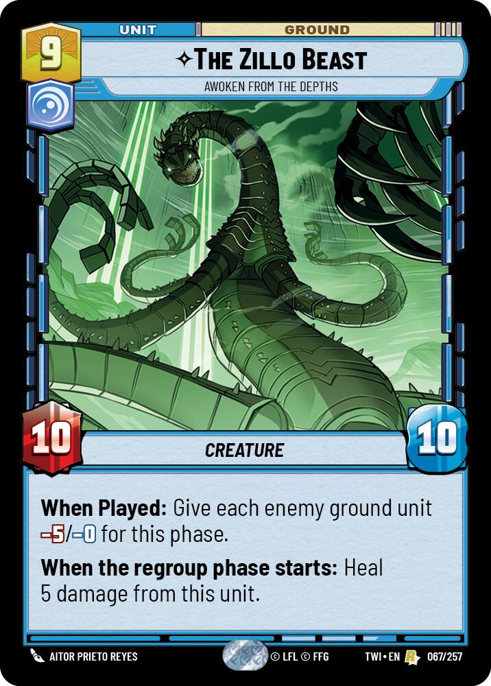 The Zillo Beast - Awoken From The Depths (067/257) (067/257) [Twilight of the Republic] | Galactic Gamez