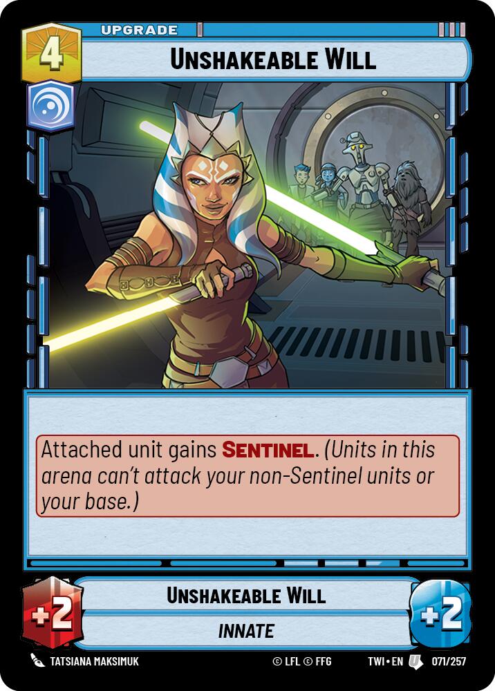 Unshakeable Will (071/257) (071/257) [Twilight of the Republic] | Galactic Gamez