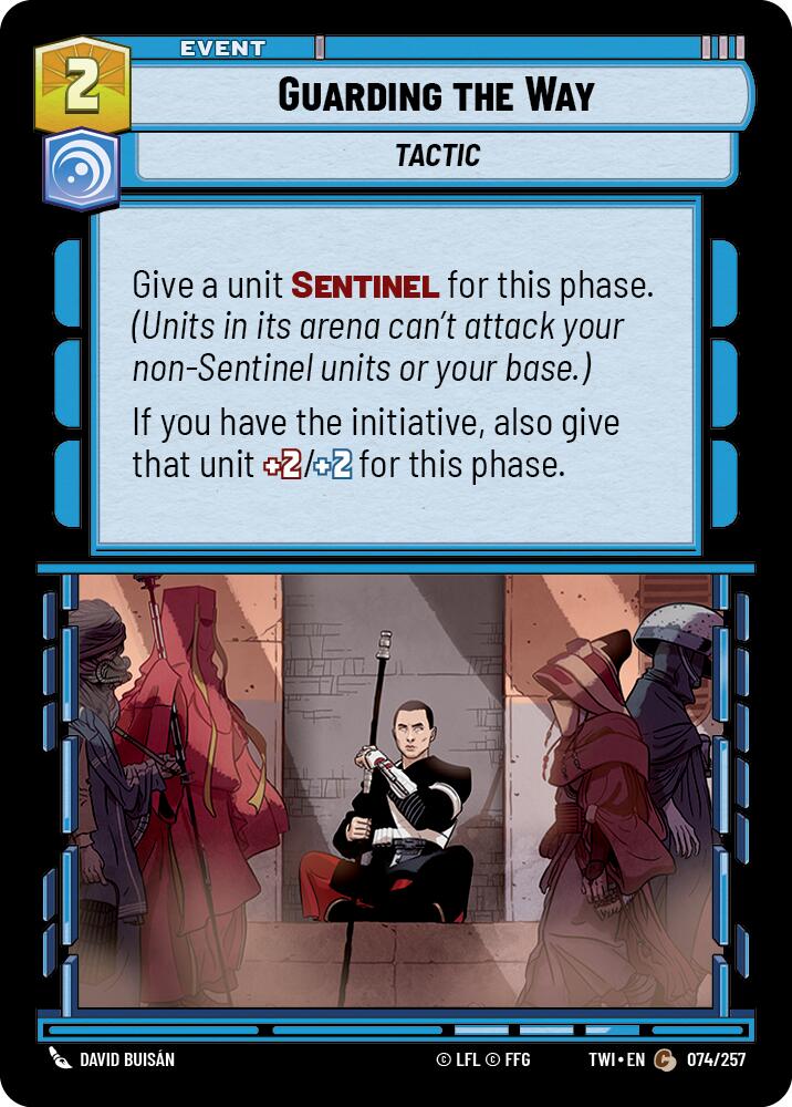 Guarding the Way (074/257) (074/257) [Twilight of the Republic] | Galactic Gamez