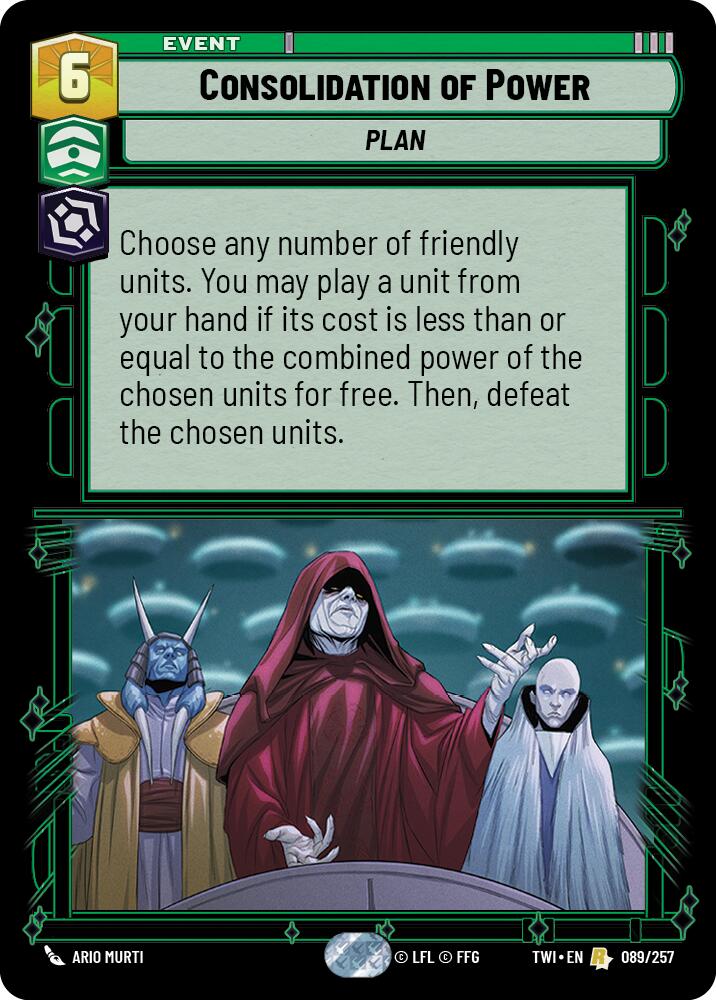 Consolidation of Power (089/257) (089/257) [Twilight of the Republic] | Galactic Gamez