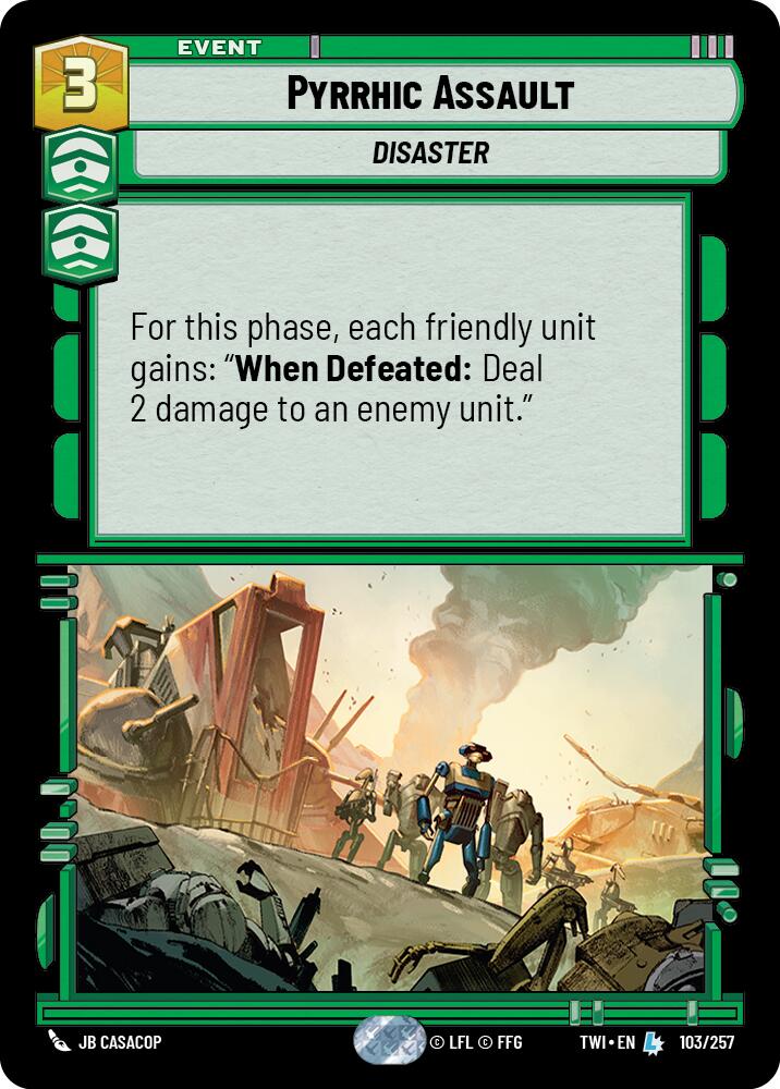 Pyrrhic Assault (103/257) (103/257) [Twilight of the Republic] | Galactic Gamez
