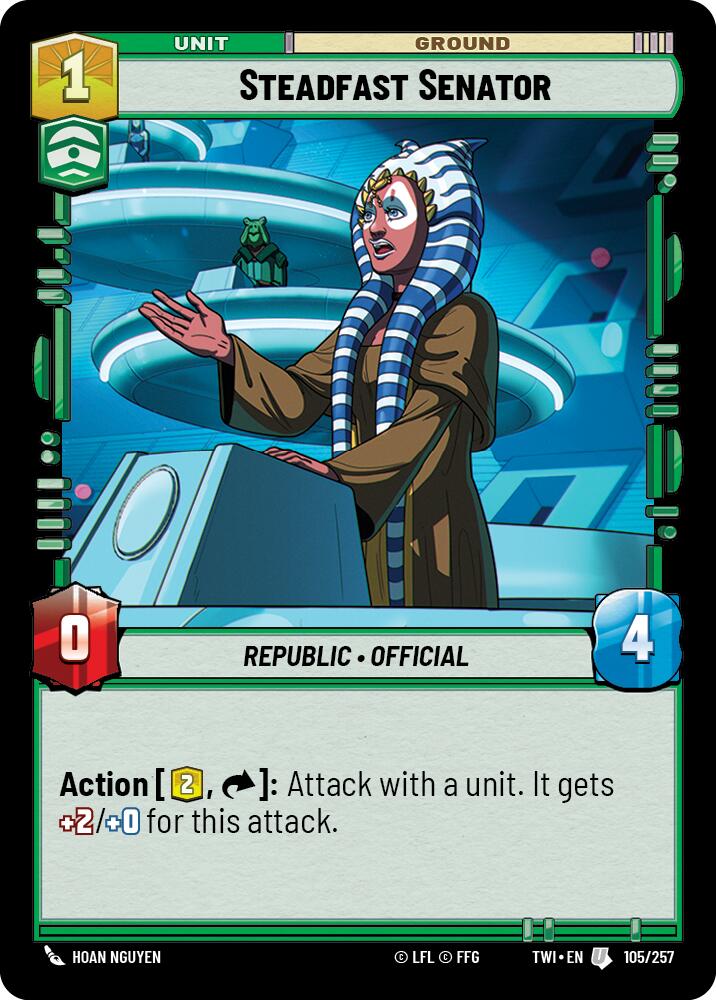 Steadfast Senator (105/257) (105/257) [Twilight of the Republic] | Galactic Gamez