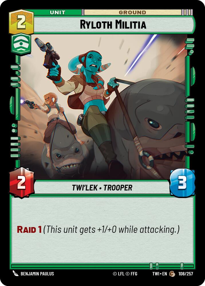 Ryloth Militia (108/257) (108/257) [Twilight of the Republic] | Galactic Gamez