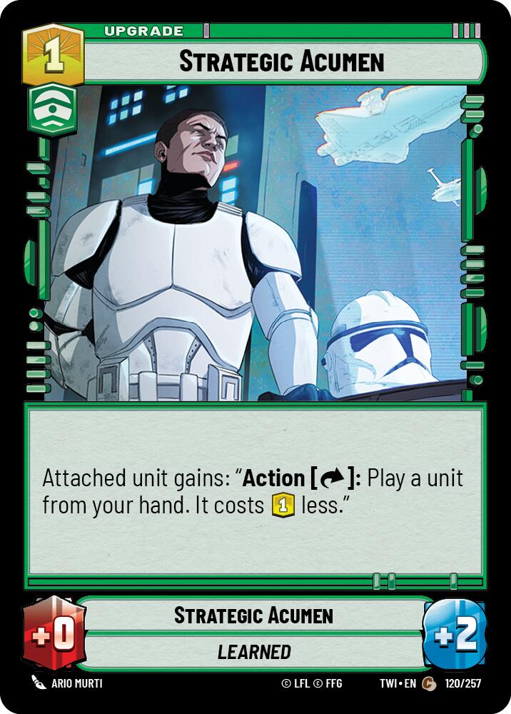 Strategic Acumen (120/257) (120/257) [Twilight of the Republic] | Galactic Gamez