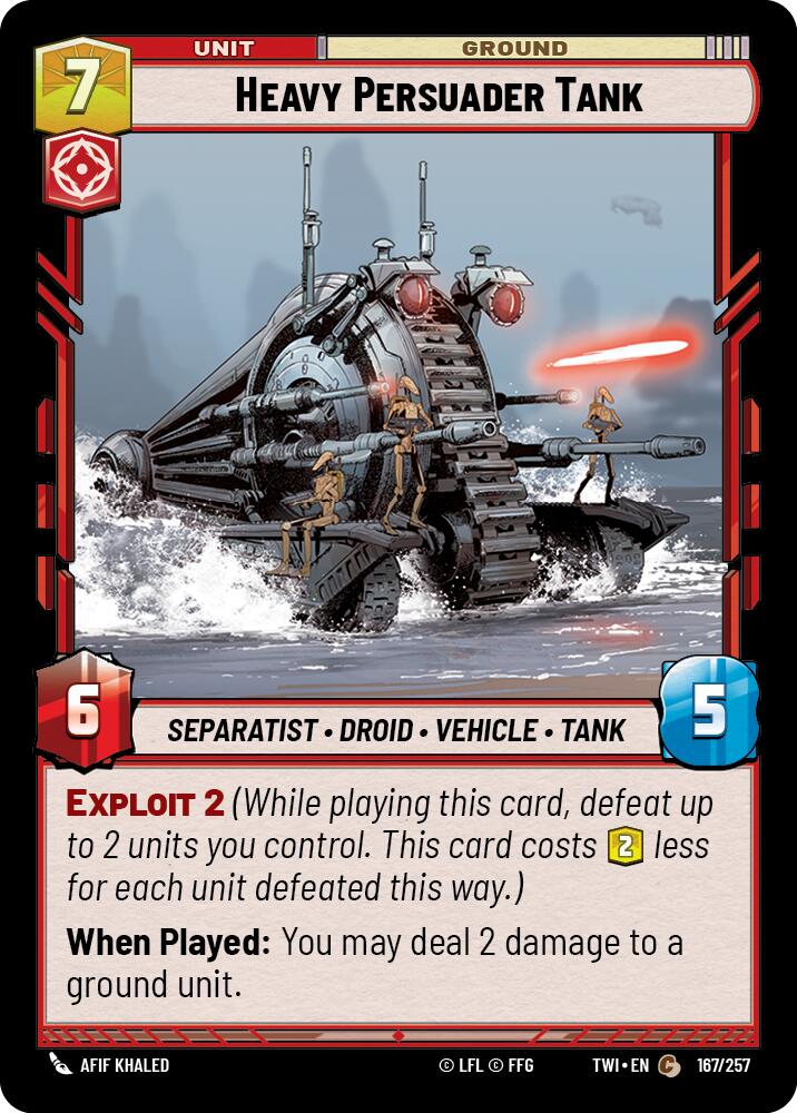 Heavy Persuader Tank (167/257) (167/257) [Twilight of the Republic] | Galactic Gamez
