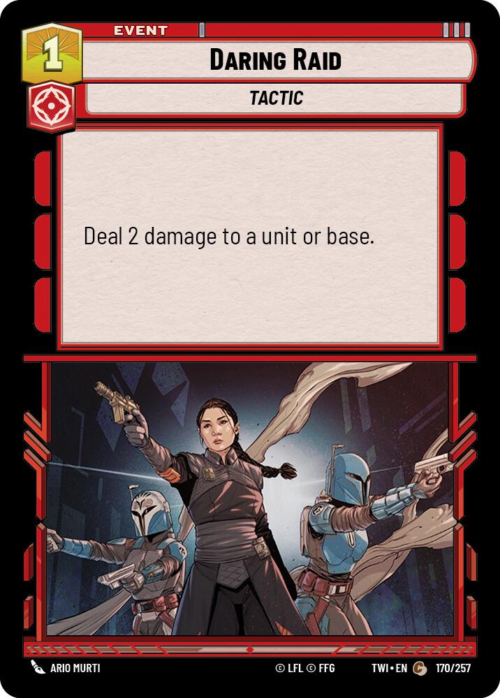 Daring Raid (170/257) (170/257) [Twilight of the Republic] | Galactic Gamez