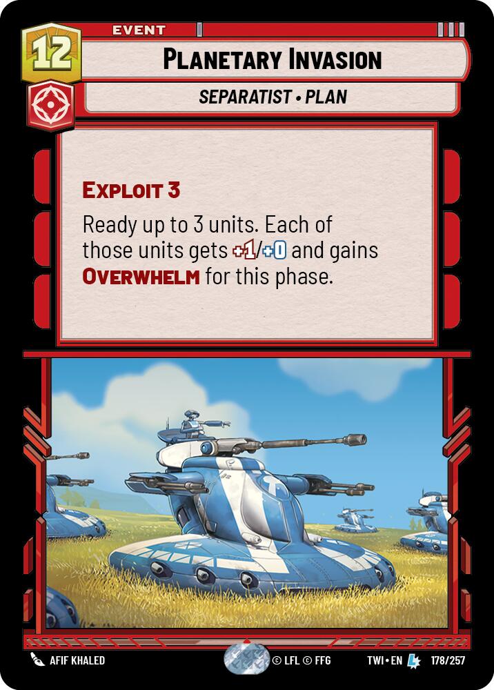 Planetary Invasion (178/257) (178/257) [Twilight of the Republic] | Galactic Gamez