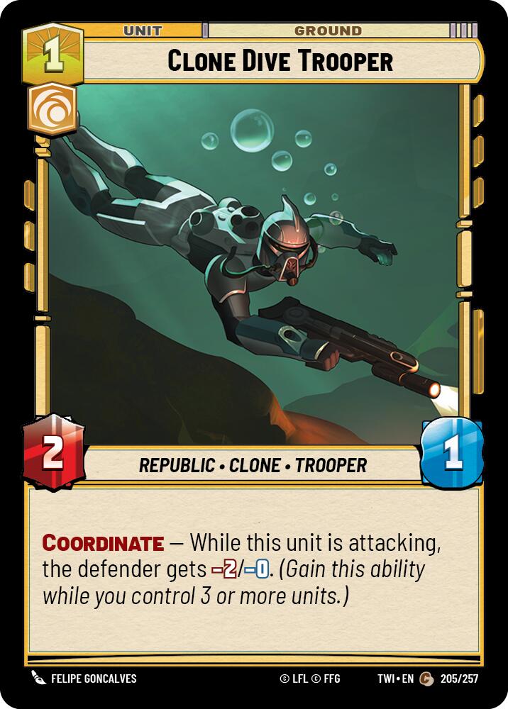 Clone Dive Trooper (205/257) (205/257) [Twilight of the Republic] | Galactic Gamez