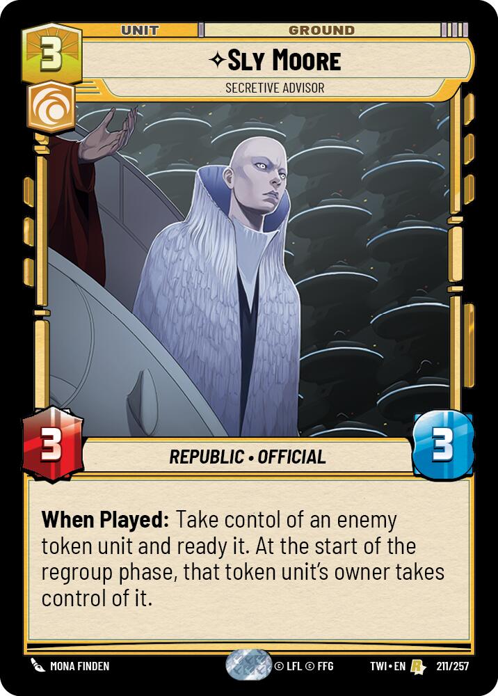 Sly Moore - Secretive Advisor (211/257) (211/257) [Twilight of the Republic] | Galactic Gamez