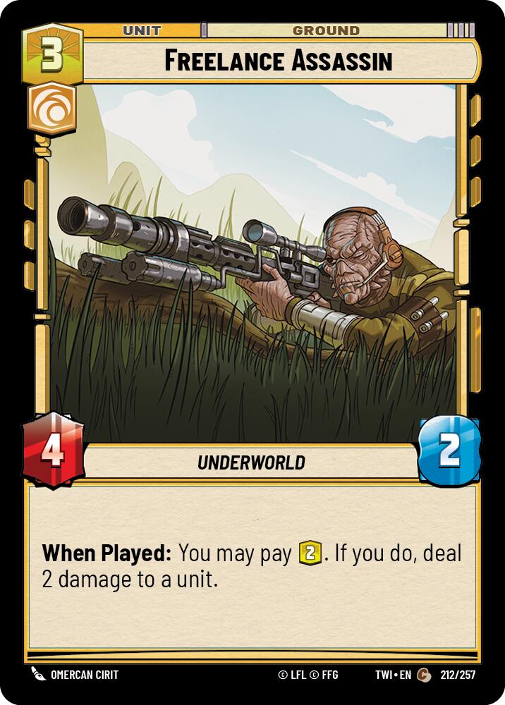 Freelance Assassin (212/257) (212/257) [Twilight of the Republic] | Galactic Gamez