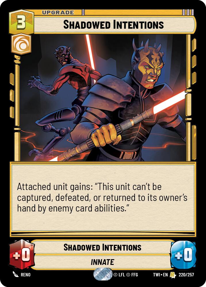 Shadowed Intentions (220/257) (220/257) [Twilight of the Republic] | Galactic Gamez