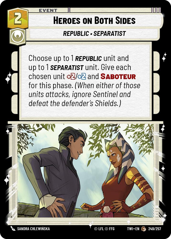 Heroes on Both Sides (249/257) (249/257) [Twilight of the Republic] | Galactic Gamez