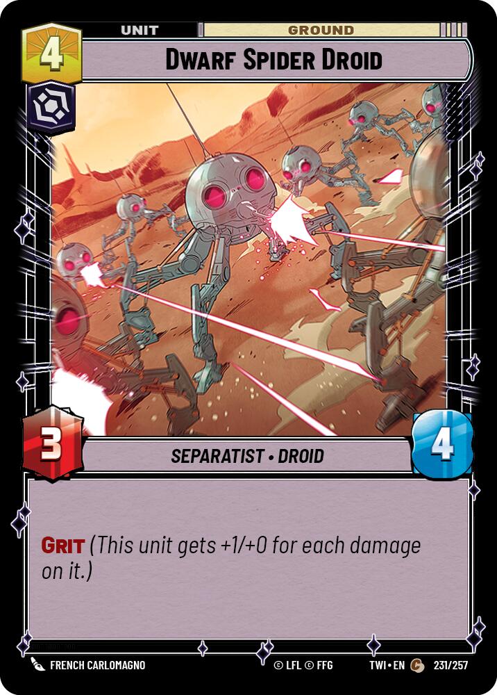 Dwarf Spider Droid (231/257) (231/257) [Twilight of the Republic] | Galactic Gamez