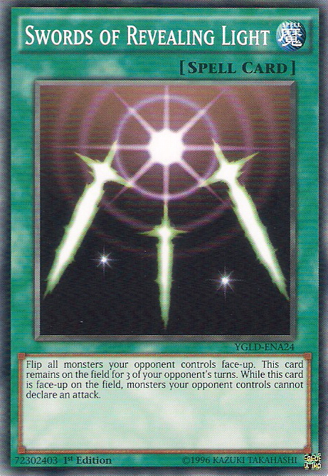 Swords of Revealing Light [YGLD-ENA24] Common | Galactic Gamez