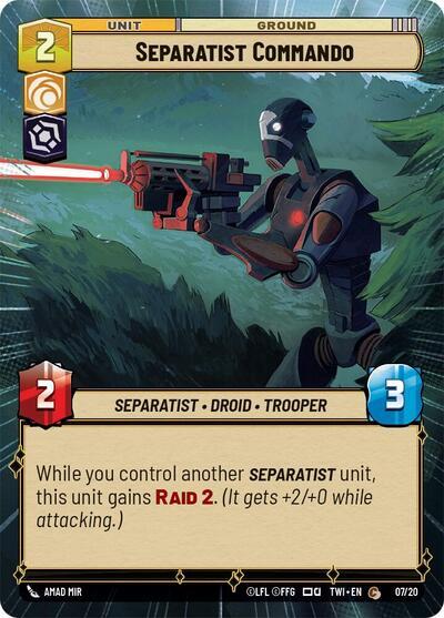 Separatist Commando (7) (Hyperspace) (7) [Twilight of the Republic] | Galactic Gamez