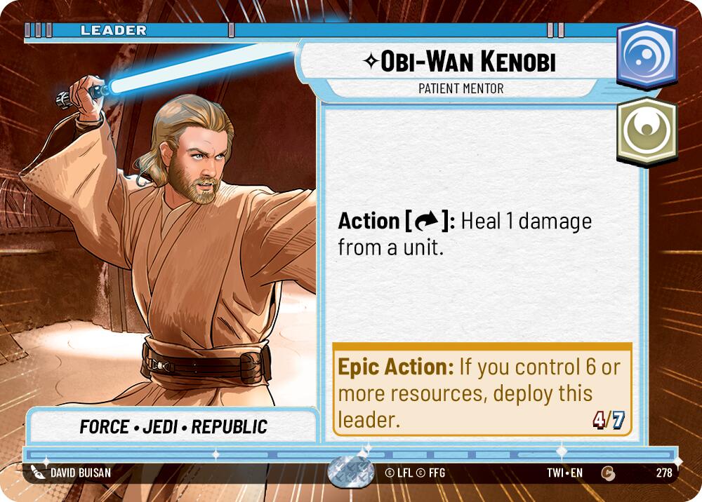 Obi-Wan Kenobi - Patient Mentor (278) (Hyperspace) (278) [Twilight of the Republic] | Galactic Gamez