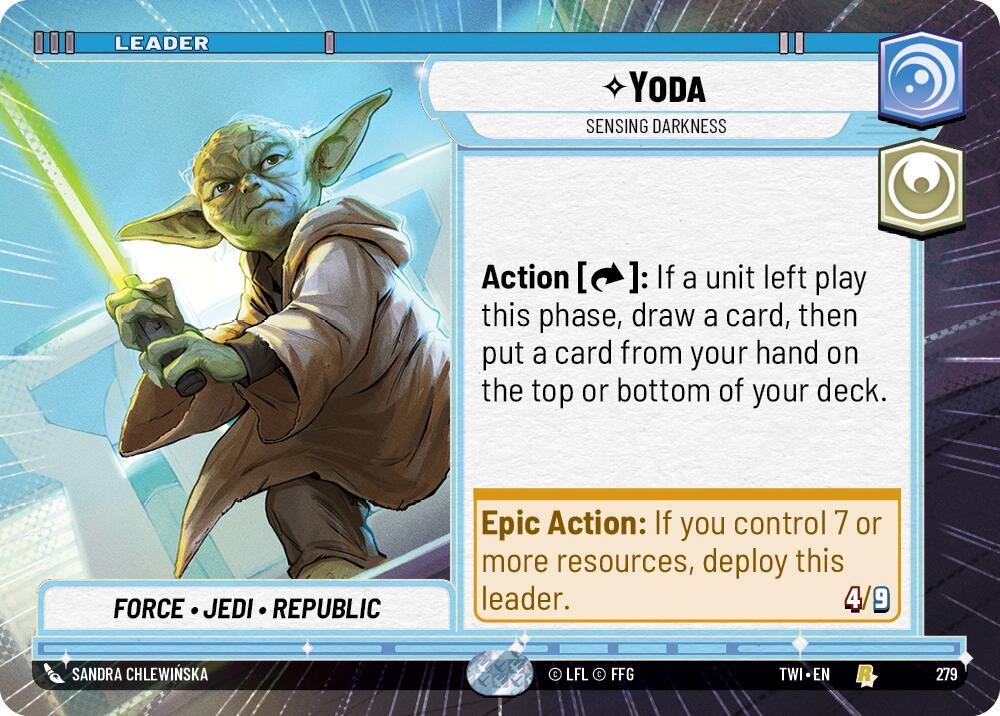 Yoda - Sensing Darkness (279) (Hyperspace) (279) [Twilight of the Republic] | Galactic Gamez