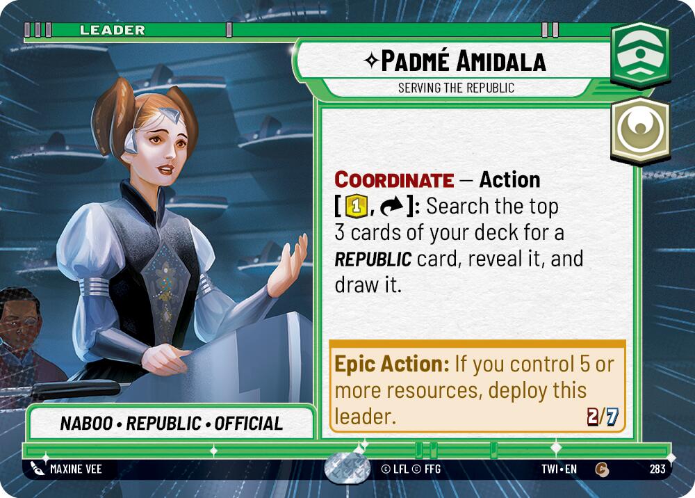 Padme Amidala - Serving the Republic (283) (Hyperspace) (283) [Twilight of the Republic] | Galactic Gamez