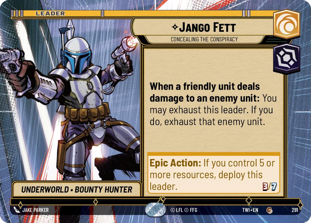 Jango Fett - Concealing the Conspiracy (291) (Hyperspace) (291) [Twilight of the Republic] | Galactic Gamez