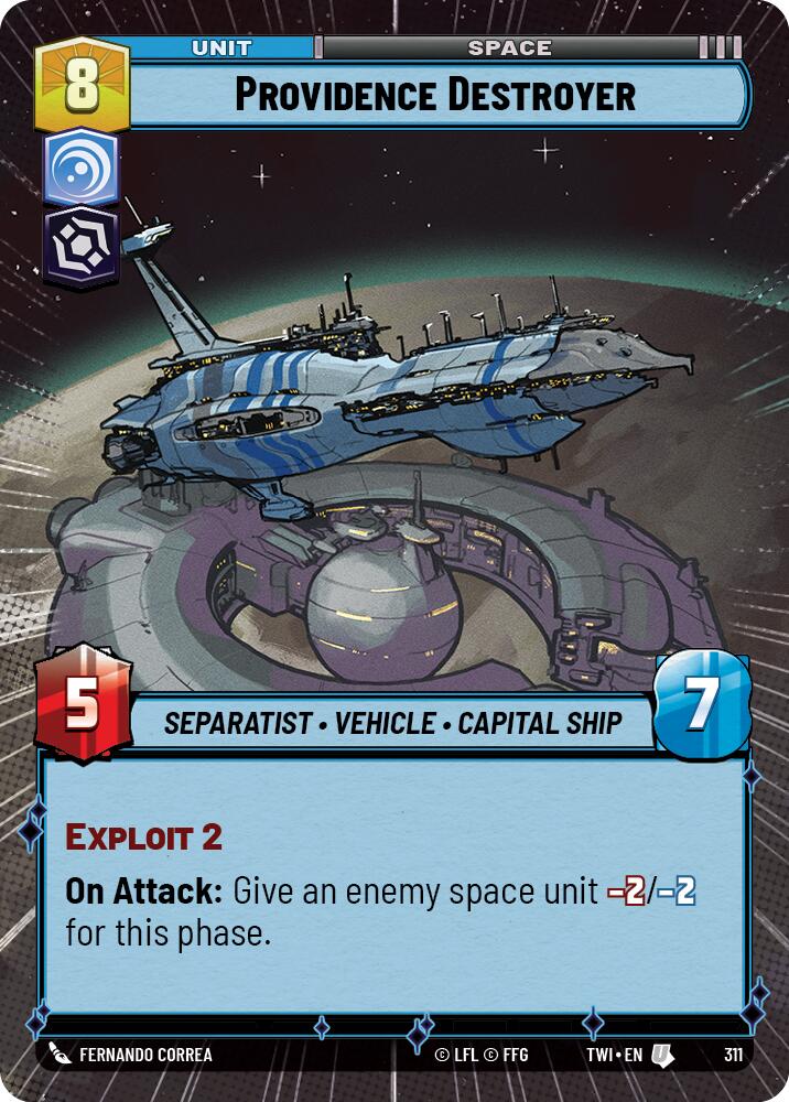 Providence Destroyer (311) (Hyperspace) (311) [Twilight of the Republic] | Galactic Gamez